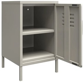 Béžový kovový nočný stolík Bradford – Støraa