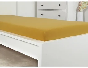 4Home jersey prestieradlo Ideál horčicová, 160 x 200 cm