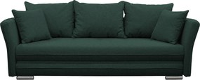 XXXLutz ROZKLADACIA POHOVKA, textil, tmavozelená MID.YOU - Sedačky - 001574003703