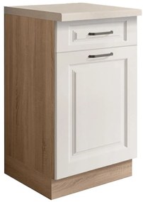 Kuchynská skrinka Smart 3D Sonoma/biely Mat