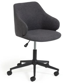 Tmavosivá kancelárska stolička Kave Home Einara