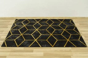 Koberec FESTIVAL 5871A žltý / čierný