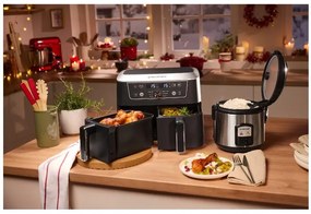 Silvercrest®  Dvojzónová teplovzdušná fritéza Shfdd 2600 B2  (100395850)