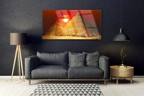 Obraz na akrylátovom skle Pyramídy architektúra 120x60 cm