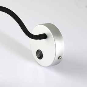 Brilagi - LED Flexibilná nástenná lampa MAYA LED/3W/230V 4000K strieborná