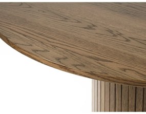 Okrúhly jedálenský stôl v dekore duba ø 120 cm Nola – Unique Furniture