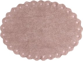 Detský kusový koberec Pinecone Vintage Nude ovál, 130x180, ružová, detská izba, Lorena Canals
