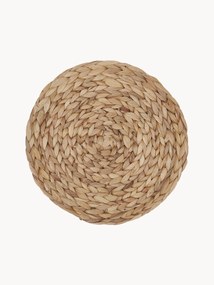 Okrúhle prestierania z vodného hyacintu Wanda, 4 ks