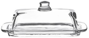 Sklenená transparentná maslienka - 20*9*8 cm