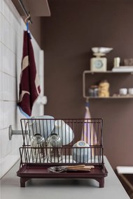 Vínový dvojposchodový odkvapkávač 42x29 cm Dry-It – Mette Ditmer Denmark