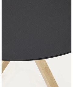 Okrúhly jedálenský stôl so sklenenou doskou ø 150 cm Argo – Kave Home