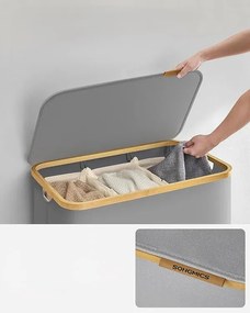 Koš na prádlo Leslie 150 L šedý