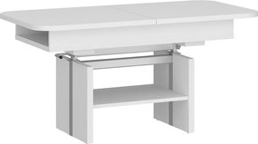 Konferenčný stolík Cortado CRTT03 s zdvihom biela alpská