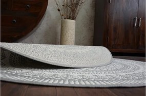Koberec SIZAL FLAT kruh 48695/637 Vitráž