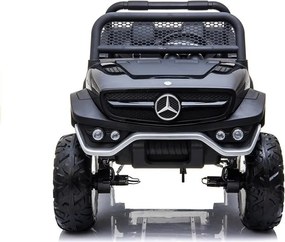 LEAN CARS Elektrické autíčko Mercedes Unimog čierne