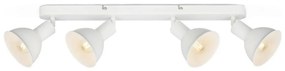 Brilo - Bodové svietidlo RETRO 4xE14/25W/230V biela