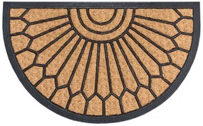 Hanse Home, Rohožka Mix Mats Cocos 105685 – na von aj na doma, 45x75 půlkruh, hnedá, chodba / predsieň