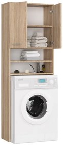Kúpeľňová skrinka nad práčku FIN 2D sonoma