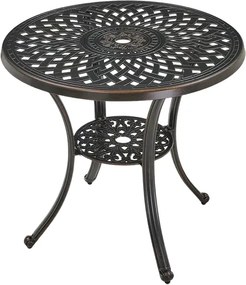 CH Záhradný hliníkový okrúhly stôl Mondrich