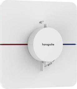 Hansgrohe ShowerSelect Comfort Q - Termostat pod omietku, biela matná, HAN-15588700