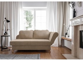 Taupe menčestrová leňoška (pravý roh) Chic Charlotte – Miuform