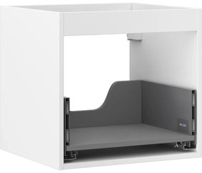 Mexen Box-A, závesná skrinka 50 cm, 1 zásuvka, biela matná, 91AX0-0500-470-1-01