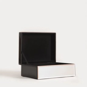 Šperkovnica AMOSA čierna / krémová 753152