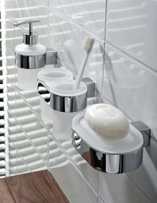 Erga Futura, toaletná WC kefa, chrómová, ERG-02986