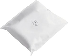 Prešívaný puf biela 46x46x13cm