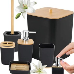 Plastová kúpeľňová sada BATHINO 6 ks - viac farieb Farba: Biela