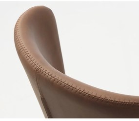 Hnedé kovové jedálenské stoličky v súprave 2 ks Teslin – Unique Furniture