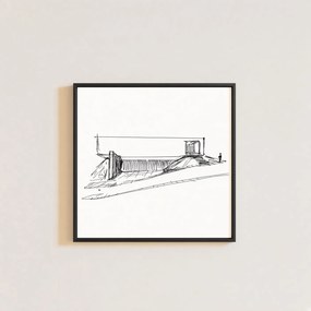 Toptabule.sk  Biela tabuľa na magnetky PREMIUM v hliníkovom čiernom ráme 90x60 cm