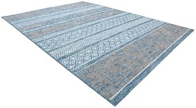 Šnúrkový koberec SIZAL LOFT 21118 BOHO modrý