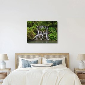 Obraz vodopádov v tropickom lese (70x50 cm)