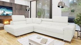 Rohová rozkladacia sedačka Alvin Premium, Dostupné poťahy: Otusso 16 + Otusso 16 + Velvetto 12, Strana: pravá