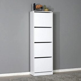 Skríňka na topánky Sham White