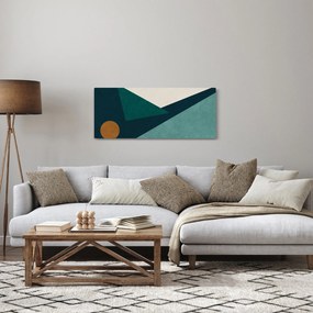 Obraz - Kubistická abstrakcia (120x50 cm)