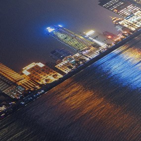Obraz - Reflekce noci (120x50 cm)