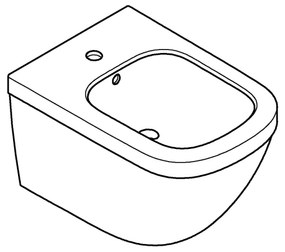 GROHE 39208000 - Závesný bidet EURO CERAMIC 540 × 375 mm keramika/biela
