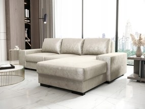 Komfortná čalúnená rohová sedačka do obývačky rozkladacia 280×175 Praha KN22