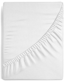 JERSEY PRESTIERADLO 220X240 CM, VÝŠKA 30 CM BIELE