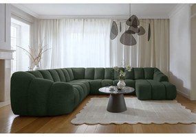 Tmavozelená rohová pohovka (ľavý roh/do tvaru "U") Shell – Miuform