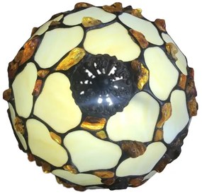 Jantar lampa Tiffany 44*30Ø AMBER