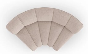 Béžový ženilkový modul pohovky (variabilný roh) Lupine – Micadoni