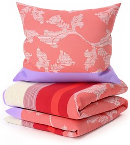 Obliečky z Renforcé bavlny IMARA červené Rozmer obliečky: 2 ks 80 x 80 cm | 200 x 200 cm