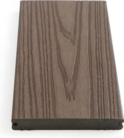 Terasové dosky WPC koextrudované, plný profil, 140 × 23 × 2850 mm, 4 ks, rosewood