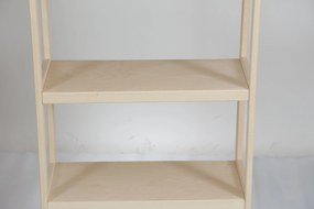 Regál drevený bukový počet políc 3 - 93x60x43 cm