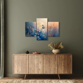 Obraz - Lúka s motýľom (90x60 cm)