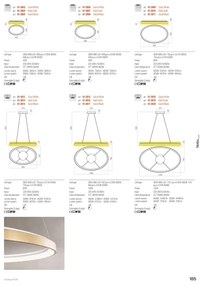 Redo 01-3807 - Stmievateľné LED stropné svietidlo NOBU LED/60W/230V zlaté