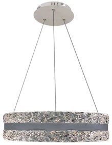 LED Stmievateľný luster na lanku LED/80W/230V 3000-6500K biela + diaľkové ovládanie